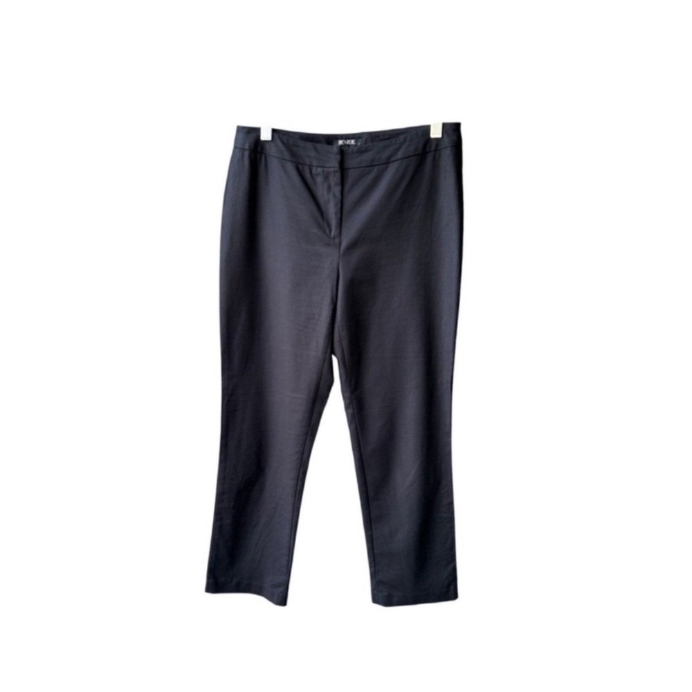 Nic+Zoe Trousers Dress Pants Black Straight Leg Stretch Work Business Casual 6